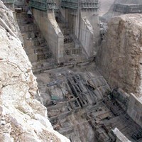 الانفاق العمودية لسد کارون 3